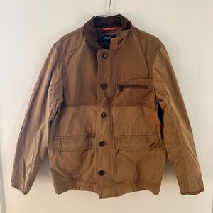 American Eagle Outfitters Men's Tan Military Jacket
